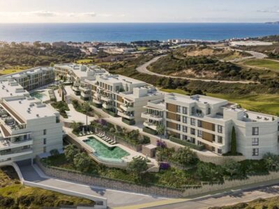 Aerial view of the Kalifornia development at Kalifornia, Estepona
