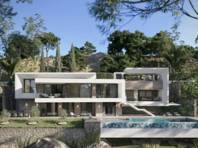 Villa Evania, modern villa surrounded by trees with infinity pool, Finca Cortesín, Casares
