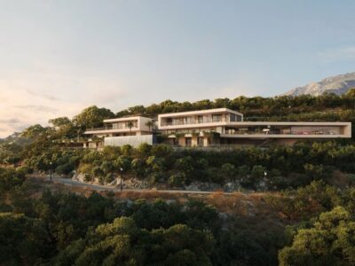 Contemporary villa on a hillside in Montemayor, Benahavís